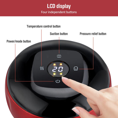 Electric Cupping Therapy Device: Vacuum Suction, Heating, Guasha - Relieve Muscle Fatigue & Pain