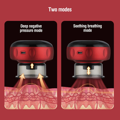 Electric Cupping Therapy Device: Vacuum Suction, Heating, Guasha - Relieve Muscle Fatigue & Pain