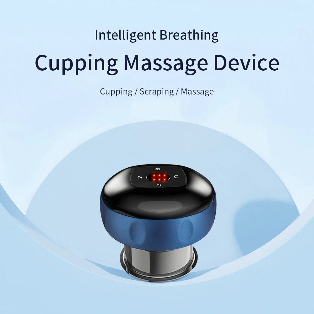 Electric Cupping Therapy Device: Vacuum Suction, Heating, Guasha - Relieve Muscle Fatigue & Pain