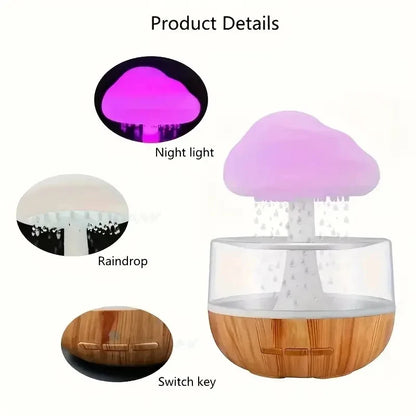 Xiaomi Rain Cloud Humidifier: Night Light, Essential Oil Diffuser, Simulated Rain