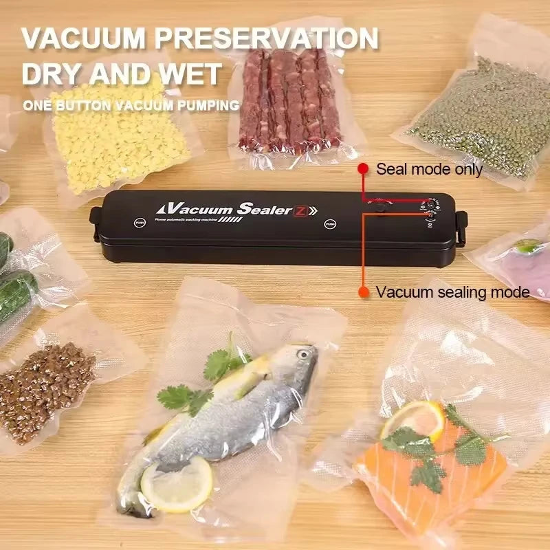 Automatic Food Vacuum Sealer: Portable Household Machine - Keep Food Fresh Longer