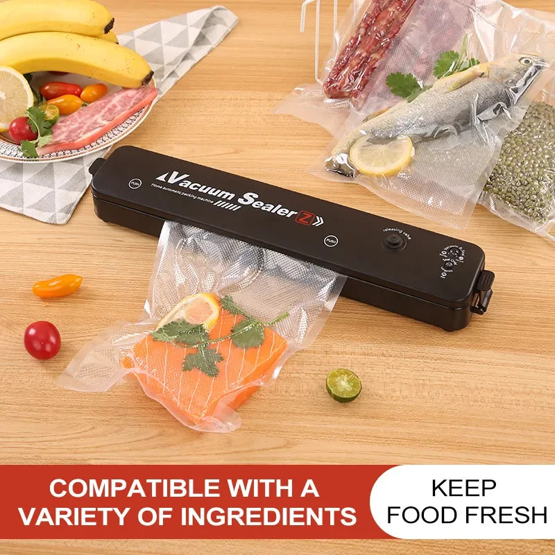 Automatic Food Vacuum Sealer: Portable Household Machine - Keep Food Fresh Longer