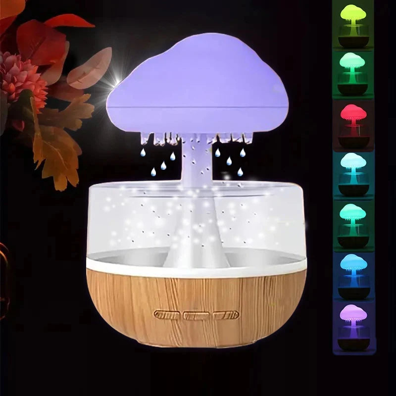 Xiaomi Rain Cloud Humidifier: Night Light, Essential Oil Diffuser, Simulated Rain