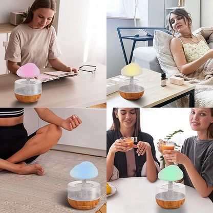 Xiaomi Rain Cloud Humidifier: Night Light, Essential Oil Diffuser, Simulated Rain