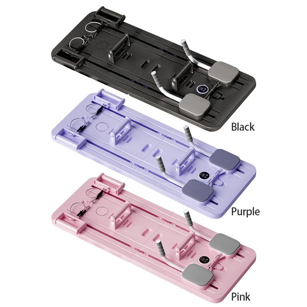 Abdominal Exercise Board: Automatic Rebound, Leg & Arm Toner, Pilates Reformer Set