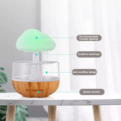 Xiaomi Rain Cloud Humidifier: Night Light, Essential Oil Diffuser, Simulated Rain