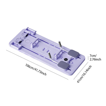 Abdominal Exercise Board: Automatic Rebound, Leg & Arm Toner, Pilates Reformer Set