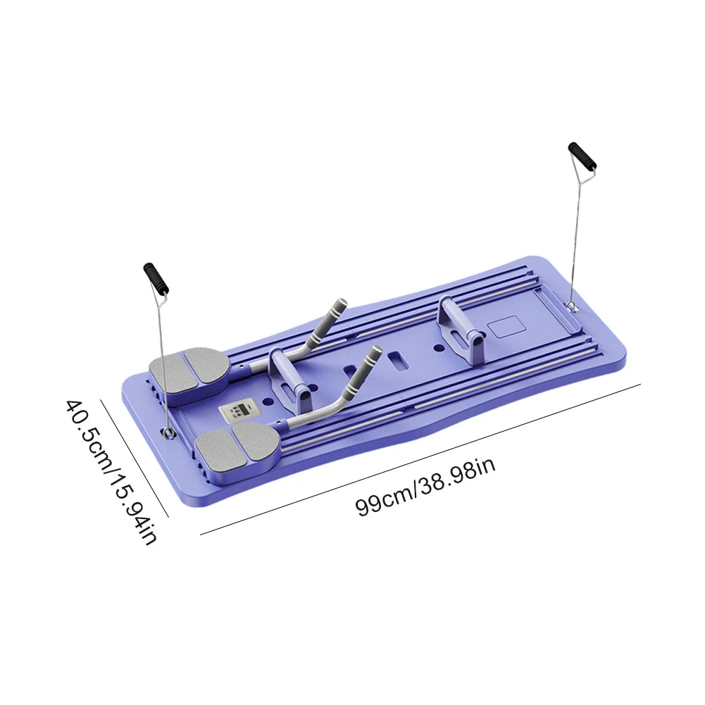 Abdominal Exercise Board: Automatic Rebound, Leg & Arm Toner, Pilates Reformer Set