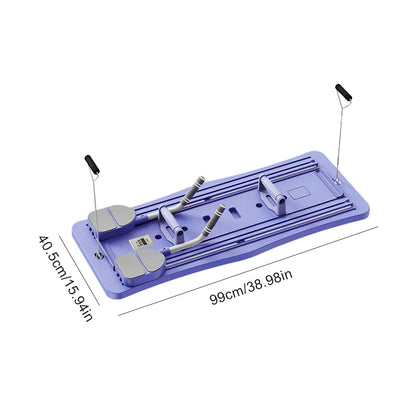 Abdominal Exercise Board: Automatic Rebound, Leg & Arm Toner, Pilates Reformer Set