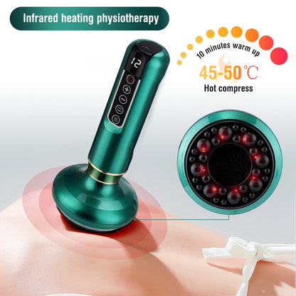 Electric Cupping Therapy Set: Vacuum Suction, Glass Jars, Guasha - Traditional Chinese Massage