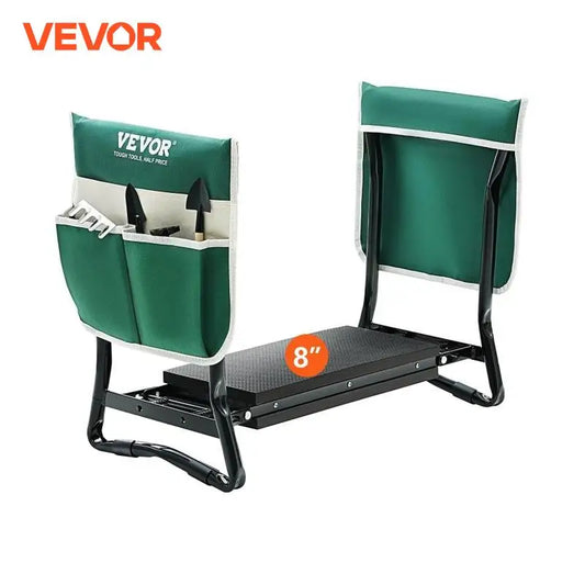 VEVOR Garden Kneeler and Seat: Foldable Kneeling Bench with Tool Bag - Comfortable Gardening